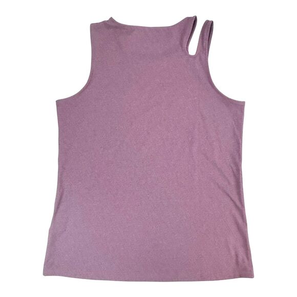 NWT Threads 4 Thought Women's Fatima Asymmetrical Luxe Jersey Tank Small Purple - Picture 3 of 11